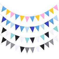 Fanions multicolores, drapeaux colorés en polyester, portables, pour événements sportifs, fêtes d'anniversaire, bannières publicitaires, drapeaux décoratifs