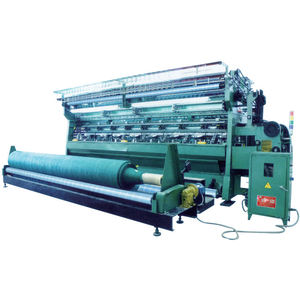 Machine à tricoter en chaîne à double barre à aiguilles durable et bien vendue pour le tissage de filets de pêche avec moteur central et composants d'engrenage - Product Image 1