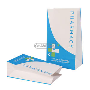 أكياس ورقية مخصصة للهدايا، أكياس كرافت للبيع بالتجزئة، أكياس ورقية طبية للوصفات الطبية - للأمراض الرئيسية، صديقة للبيئة، طوارئ طبية، صيدلية - Product Image 1