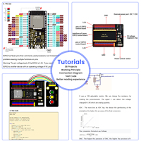 Kit de capteurs Keyestudio ESP32 24 en 1, kit de démarrage pour l'éducation STEM, kit DIY ESP32