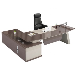 <span class=keywords><strong>Escritorio</strong></span> de Vidrio de Lujo, Muebles de Oficina Modernos, Mesa de Oficina Ejecutiva <span class=keywords><strong>en</strong></span> Forma de <span class=keywords><strong>L</strong></span>, Escritorios de Oficina, Travail De Bureau - Product Image 1