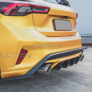 Para Ford Focus ST MK4 2018-2021, alerón trasero, difusor de parachoques trasero, protector de labio, divisor, accesorios para coche - Product Image 4