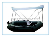 3-4 personne gonflable PVC bateaux de pêche gonflable ponton de pêche de l'océan bateau avec moteur pour vente