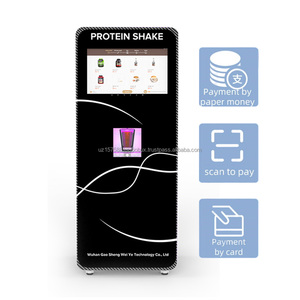 Distributeur automatique de poudre protéinée chaude et froide YISO avec écran tactile 27 pouces et gestion à distance pour café instantané - Product Image 1