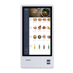 32 इंच की दीवार घुड़सवार स्वयं आदेश देने वित्तीय उपकरण सेवा टर्मिनल स्पर्श कियोस्क भुगतान नकदी रजिस्टर - Product Image 3