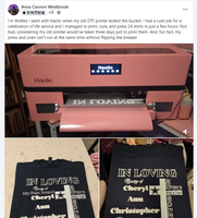 Mesin Cetak A3 33CM America Printers dengan Penggoyang Bubuk untuk Transfer DTF Kaos, Printer Pakaian XP600, Printer DTF