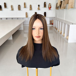 Topper capillaire en soie respirant, noué à la main, base en soie, 9x9, cheveux européens 100% naturels, pour femmes, vente en gros # Hawaï - Product Image 5