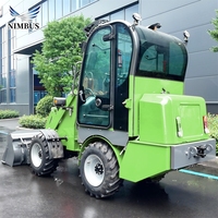 Cargadora de Ruedas con Personalización de Logotipo NIMBUS, Dirección Hidráulica Completa, Operación Multiusos para Jardinería, Cargadora Eléctrica