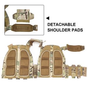 Gilet tactique à dégagement rapide OEM en nylon 500D, porte-plaques Molle de combat, pour usage extérieur, fabriqué en polyester, Chine - Product Image 5