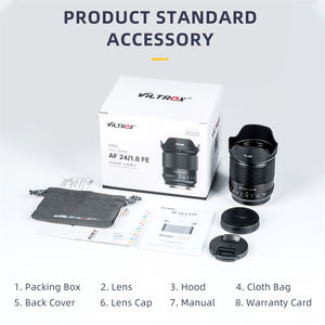 Vident trox — objectif de Portrait AF avec mise au point fixe, cadre complet, grand Angle, pour appareils photo E Mount A7M3, A7R3, A7C, A7R4, A9, A7 III, 24mm F1.8 - Product Image 6