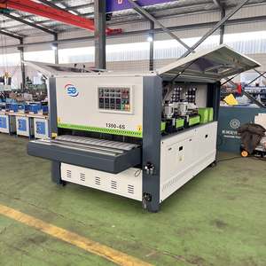 Levigatrice Orizzontale per Legno Delilai Group SD1000-6S con Spazzola Automatica Curva per Ante di Mobili 12.2kW 2000kg - Product Image 1