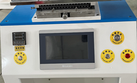 Machine à dorure à chaud pneumatique entièrement automatique, machine à estampage à chaud pour verre et plastique, boîte à chaussures et étiquette DIY