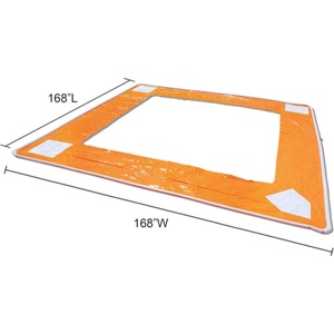 PVC Inflatable Square Water <b>Slide</b> 426*426 CM for Summer Baseball Game for Kids Outdoor Lawn Playing Water Fun - Product Image 2