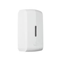 Distributeur de savon mural pour salle de bain 1000ml Distributeur automatique de savon mousse liquide en plastique ABS PP avec bouteille rechargeable