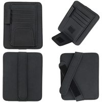 Organisateur de pare-soleil de voiture multi-poches, pochette de rangement intérieure pour voiture, porte-stylo, porte-documents, accessoires automobiles