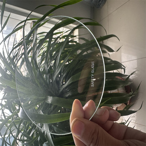 Verre de visée rond laminé 2+2 mm en gros, verre de protection d'instrument à haute transmission pour compteurs d'eau, de gaz et automobiles - Product Image 4