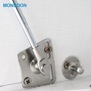 MONSOON Quincaillerie de cuisine, support de levage pour porte de placard, réglable, robuste, en acier nickelé, ressort à gaz, 09104 - Product Image 6