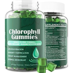 Gummies de Chlorophylle Bio Véganes à Marque Blanche OEM/ODM pour la Détox, la <span class=keywords><strong>Diarrhée</strong></span> et la Promotion de la Digestion - Product Image 2