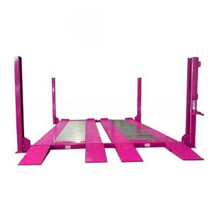 Charge lourde grand <span class=keywords><strong>pont</strong></span> élévateur de voiture automatique à 4 pôles <span class=keywords><strong>garage</strong></span> hydraulique de 4.5 tonnes ascenseur de voiture à quatre poteaux souterrain - Product Image 1