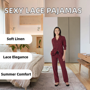 Ensemble Robe et Short en Lin pour Femme – Respirant, Doux, Taille Élastique – Tenue Décontractée d'Été, Vêtement de Nuit et de Détente Tendance - Product Image 2