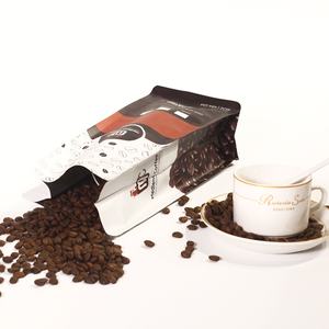 PM personnalisé ODM écologique biodégradable 12oz 2LB sac de café à fond plat Flexible mat fermeture à glissière pour aliments pour animaux de compagnie grains de café - Product Image 6