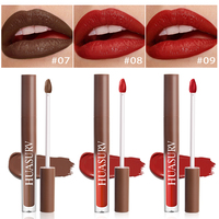 HAUSURV 3 bâtons liquide rouge à lèvres Sexy longue durée brillant brillant brillant à lèvres hydratant glaçure à lèvres étanche lèvres naturelles maquillage