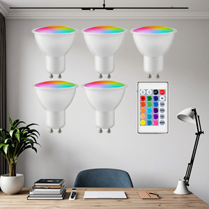 <span class=keywords><strong>Ampoule</strong></span> LED Intelligente RGBW <span class=keywords><strong>E14</strong></span> AC 5W Compatible <span class=keywords><strong>Alexa</strong></span> et Google Assistant, Contrôlable via l'Application Tuya, en Plastique, Vente Directe Usine - Product Image 2
