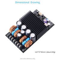 2*300W TPA3255 Amplificateur Audio 2.0 Canaux Haute Puissance HIFI Numérique Stéréo Classe-D Amplificateurs Board