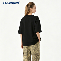 Camiseta Kuenzi de Manga Corta con Sensación Fresca, Anti-Pilling, Absorbente de Sudor, de Gran Gramaje (305GSM), 100% Algodón, Antibacteriana 7A para Mujer