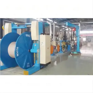 Cable manufacturing 1250 ~ 3150 wire and cable rewinding/unwinding machine with portal type pay-off and take-up