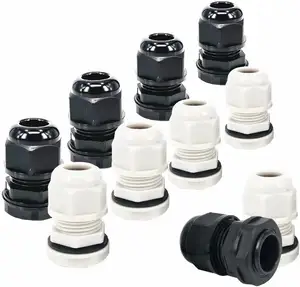 M PVC Connector Adapter Black plastic nylon Customized waterproof nylon cable gland with CE certification Nylon Cable Gland