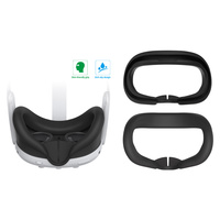 Étui en silicone souple de qualité supérieure pour Q3, coussin facial VR anti-fuite confortable pour accessoires Q3