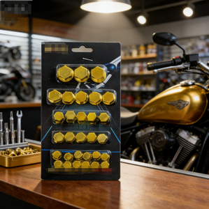 Cache-vis décoratif hexagonal pour moteur de moto et scooter, pièces de modification - Product Image 5