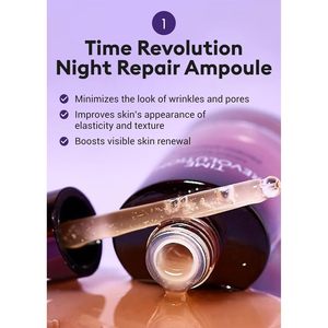 Coffret Cadeau Missha Time Revolution Night Repair 5X : Ampoule, Crème, Essence, Soin Anti-Âge pour le Visage, Tous Types de Peau - Product Image 3