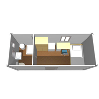 Pliable minuscule Flatpack vivant prêt à l'emploi Portable Casas Modulares Prefabricadas expédition conteneur maison maisons à vendre Usa