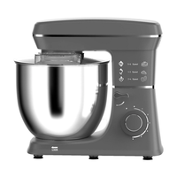 Mixeur plongeant électrique portable de 10 L, robuste, avec 6 vitesses variables, récipient en acier inoxydable pour usage domestique et hôtelier