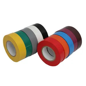 Heat resistant Insulating tape colored electrical maintenance insulation tape rubber safety protective PVC adhesive tape