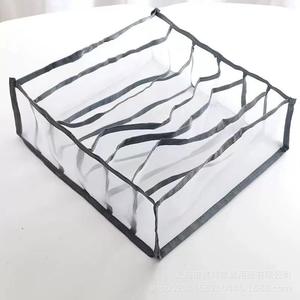 Quần Áo gia đình ngăn kéo phong cách lưu trữ tổ chức giỏ có thể gập lại chia vớ đồ lót áo ngực hộp lưu trữ tủ quần áo ngăn kéo - Product Image 4