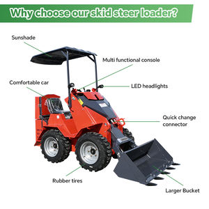 Cargadora de Ruedas Compacta de Alta Eficiencia para Construcción y Agricultura, Fabricada en China - Product Image 4