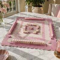 Tapis de jeu de mahjong en caoutchouc pour la famille, tapis de mahjong pour les soirées, tapis de poker domestique