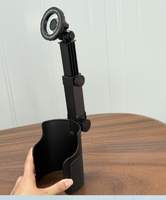Support magnétique de téléphone pour voiture avec base réglable pour iPhone – Fixation mobile pour voiture