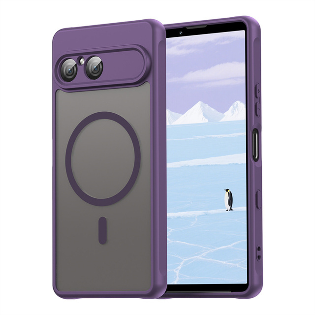 New Shockproof Frosted Cover Multiple  Color Tpu Pc Translucent Matte Magnetic Anti-Fingerprint  Case for Xperia 1 VIII/10 VII