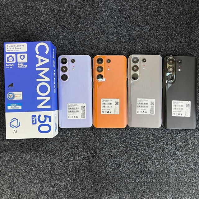 Newest Original Camon 50 Pro 5G Smartphone 1TB Brand New Sealed Global Version Wholesale Low Price Face Fingerprint Unlock