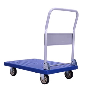 50*70 लोड हो रहा है 150 kg प्लास्टिक बिक्री के लिए मंच उपकरण ट्राली तह गाड़ी - Product Image 6