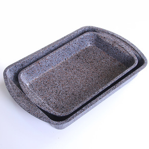 Ensemble de 2 moules à pâtisserie rectangulaires antiadhésifs pour la cuisson au four - Product Image 1