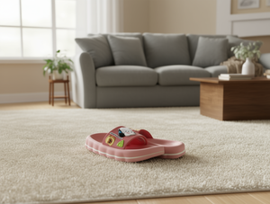 Pantofole rosa a forma di cartone animato con suola in EVA imbottita, per tutte le stagioni, da indossare a casa, taglia da donna 24-35 - Product Image 2