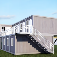 Maison conteneur préfabriquée en acier pliable de 20 pieds 40 pieds Maisons modulaires extensibles Maisons de campagne Villa et hôtel extensibles à vendre