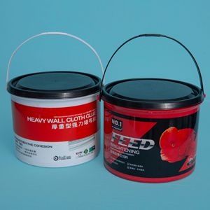 Vòng 1000ml nhựa bơ lây lan container với xử lý IML nhãn tùy chỉnh xô niêm phong Biscuit xô customizer IML in - Product Image 5