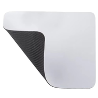 Tapis de souris vierges personnalisables par sublimation, taille sur mesure, en caoutchouc blanc, pour le gaming, surface de glisse fluide