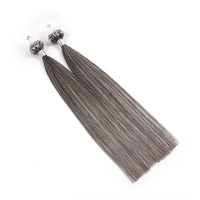 Extensions de cheveux brésiliennes Micro Loop 100% vierges Remy de qualité salon, cuticules alignées, double épaisseur, douces, brillantes, sans perte de cheveux